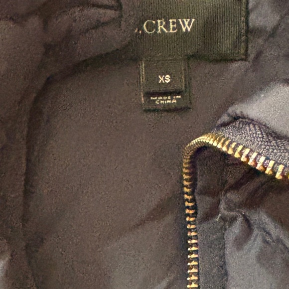 J. Crew puffy vest XS navy - Picture 3 of 3